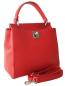 Preview: elgante Handtasche echt Leder rot Seite 1