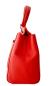 Preview: elgante Handtasche echt Leder rot Seite 3