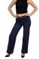 Preview: High Waist Damen Jeans / Denim Schlaghose darkblue