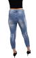 Preview: sexy Damen Jeans mit Pailetten und Strass
