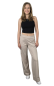 Preview: Marlenehose mit beige-weißen Streifen