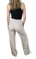 Preview: Marlenehose mit beige-weißen Streifen