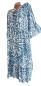 Preview: schickes Sommer Maxi Kleid mit Animal print - blau 3