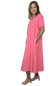 Preview: Maxi-Kleid Shirtkleid Kurzarm A-Linie pink