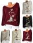 Preview: Feinstrick Damen Pullover mit Comic Print 38 - 44