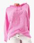 Preview: Trendiger Damen Hoodie in rosa mit 3D-Stern – Stylisches Kapuzen-Sweatshirt für modische Auftritte