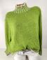 Preview: Kuschelweicher Damen-Rollkragenpullover in Grün – Elegantes Design & hochwertiges Strickmaterial