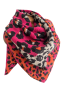 Preview: Damen Wendeschal Dreick Tuch Schal Winter Herz kuschelweich pink orange