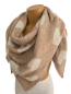 Preview: Damen Wendeschal Dreieck Tuch Schal Winter Herz kuschel weich creme sand
