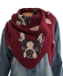 Preview: Damen Schal Wendeschal Dreick Tuch Winter Herz kuschelweich warm Frenchi