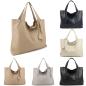 Preview: geräumige Schultertasche / Shopper / Shopping-Bag - echt Leder - Made in Italy - in verschiedenen Farben