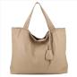Preview: geräumige Schultertasche / Shopper / Shopping-Bag - echt Leder - Made in Italy - in verschiedenen Farben