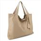Preview: geräumige Schultertasche / Shopper / Shopping-Bag - echt Leder - Made in Italy - in verschiedenen Farben