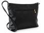 Preview: Leder Umhängetasche mit Vortaschen (30x25cm) | Crossbody Bag Damen