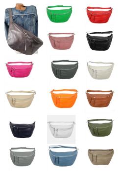 ECHT LEDER XXL BODYBAG BAUCHTASCHE UMHÄNGETASCHE CROSSBAG