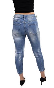 sexy Damen Jeans mit Pailetten und Strass