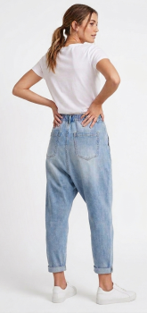 Preview: Damen Loose-Fit Jeans im Harem-Style