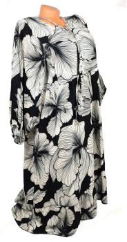 schickes Sommerkleid mit Volant 2