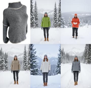 kuscheliger Damen Strick Pullover in verschiedenen Farben