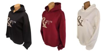 Cooler Damen Hoodie Sweatshirt Pullover kuschelig warm in verschiedenen Farben
