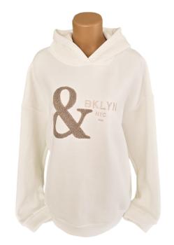 Preview: Cooler Damen Hoodie Sweatshirt Pullover kuschelig warm in verschiedenen Farben