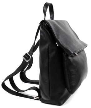Sportlich eleganter Damenrucksack aus echtem Leder in verschiedenen Farben - Made in Italy