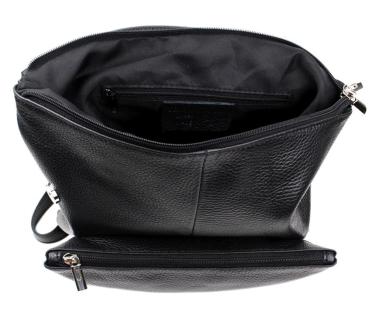 Sportlich eleganter Damenrucksack aus echtem Leder in verschiedenen Farben - Made in Italy