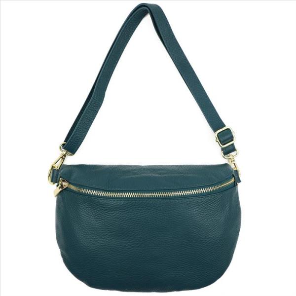 Bauchtasche aus Leder mit goldfarbenen Reißverschluss in riesiger Farbauswahl