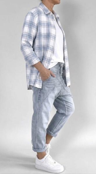 Damen Harem-Jogg-Jeans im Lässig-Look