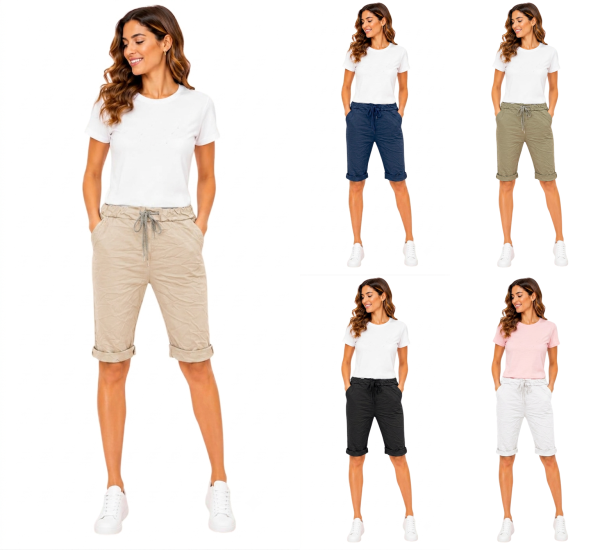 Lässige Damen-Bermuda im Baggy-Style
