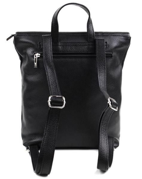 Sportlich eleganter Damenrucksack aus echtem Leder in verschiedenen Farben - Made in Italy