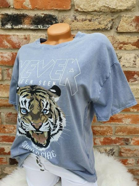 Damen T Shirt "REBEL" Oversize Gr 38 - 42 in verschiedenen Farben